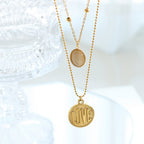 Love Double-Layered Pendant Necklace