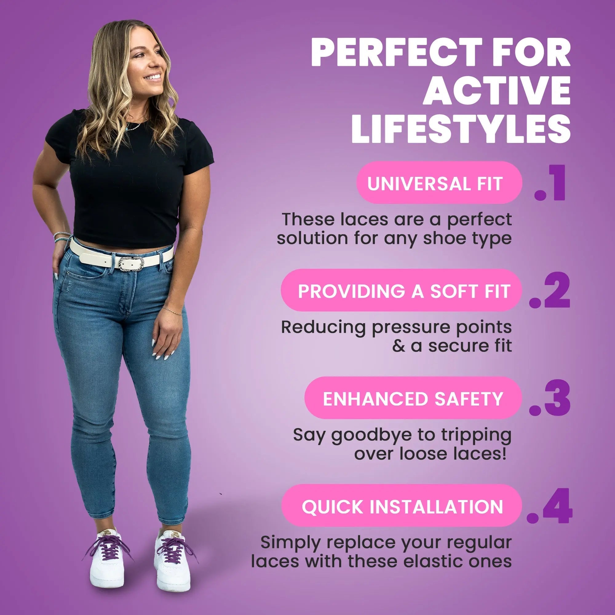 Cosmic Purple Shoelaces