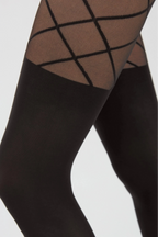 Conte Concept Fantasy Tights | Knee-Highs with Diamonds
