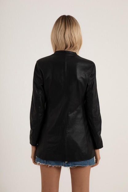 Anna Basic Blazer Black