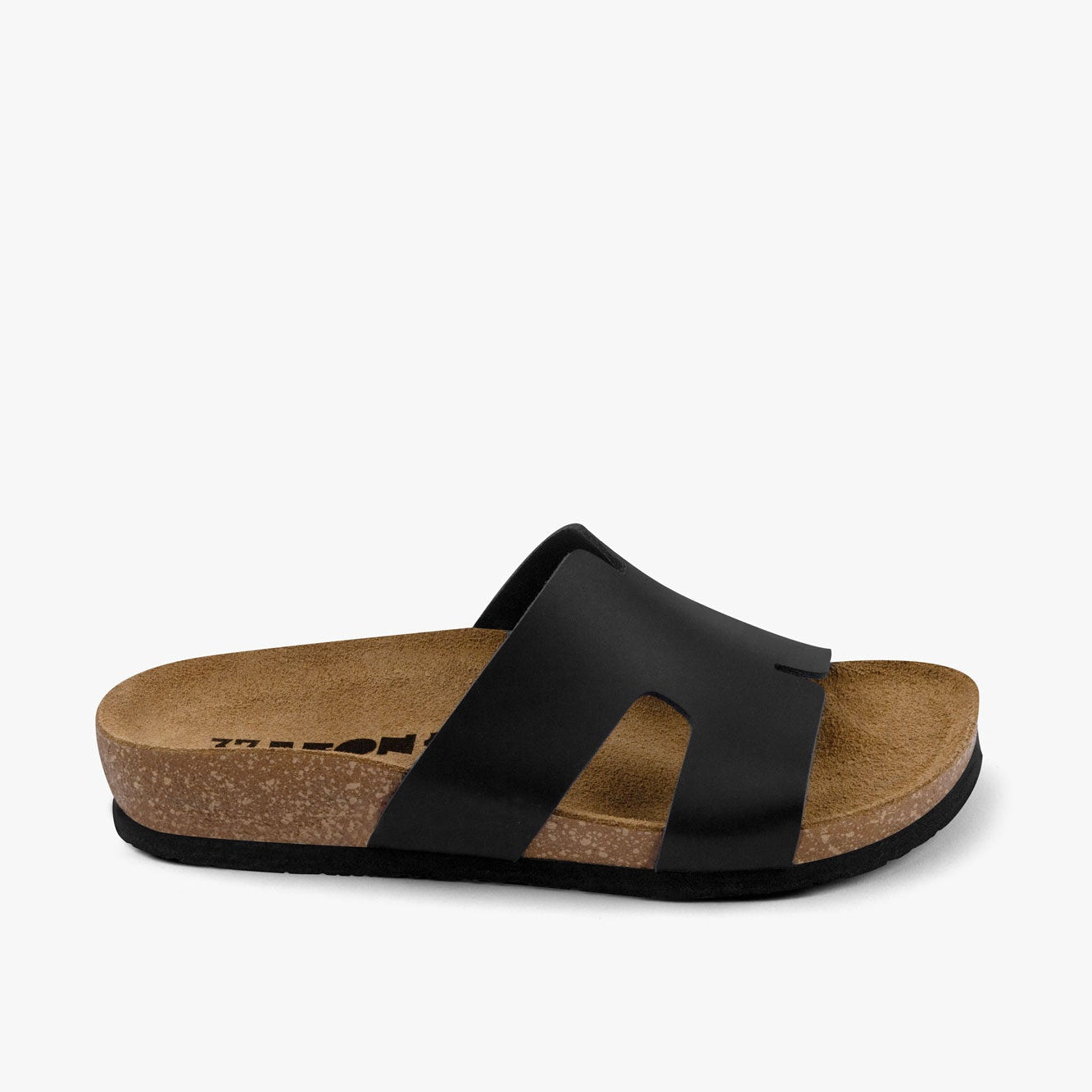 Liora by LEON Women’s Leather Slide | One‑Piece Leather Comfort Sandal