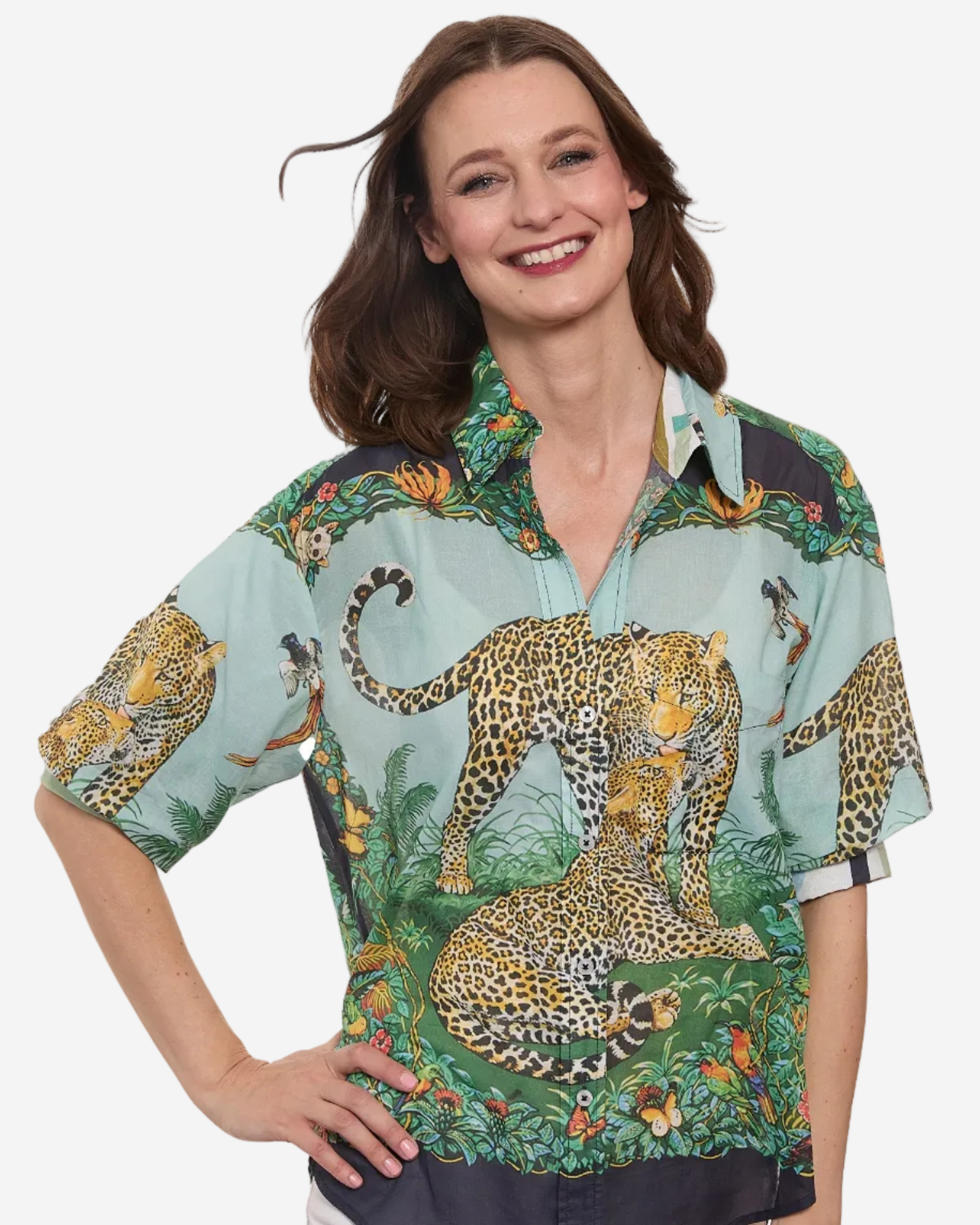 Milano Top Safari Print