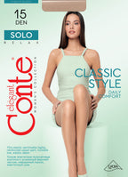 Tights Conte Solo 15 Den | Classic Pantyhose