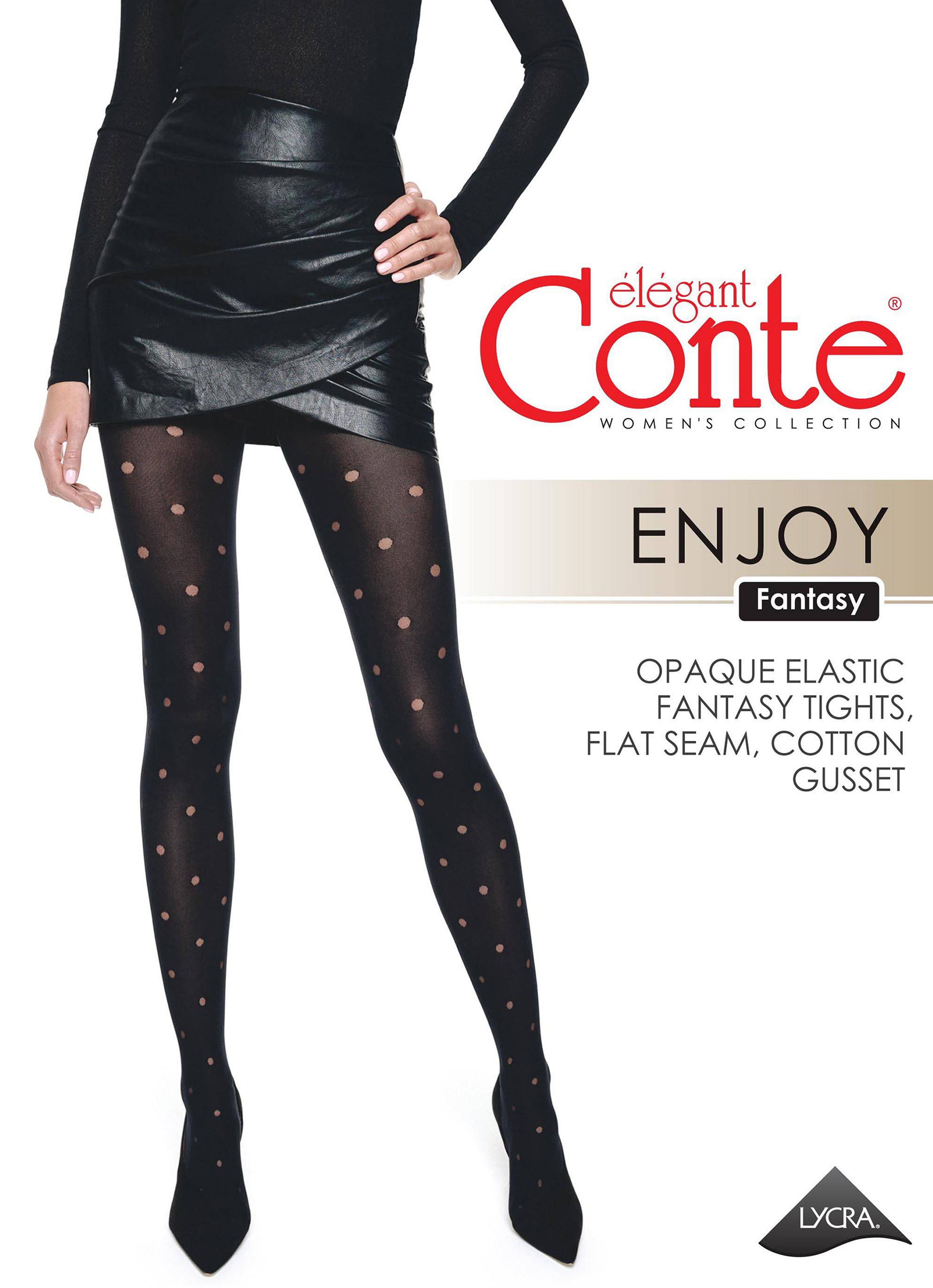 Fantasy Tights Conte Enjoy | Sheer Polka Dots