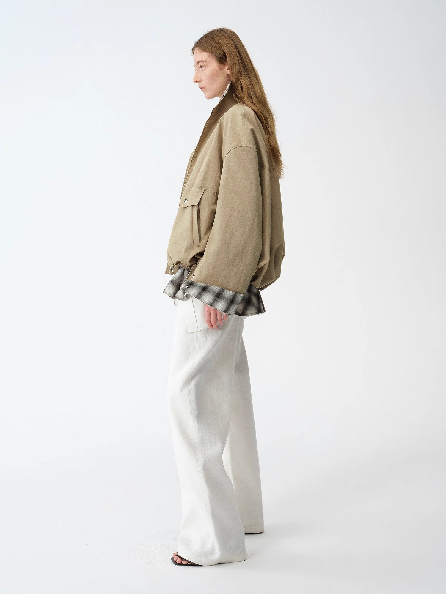 Women's Retro Plaid Cotton Short Jacket | Loose Fit | ‘Monsoon Climate’