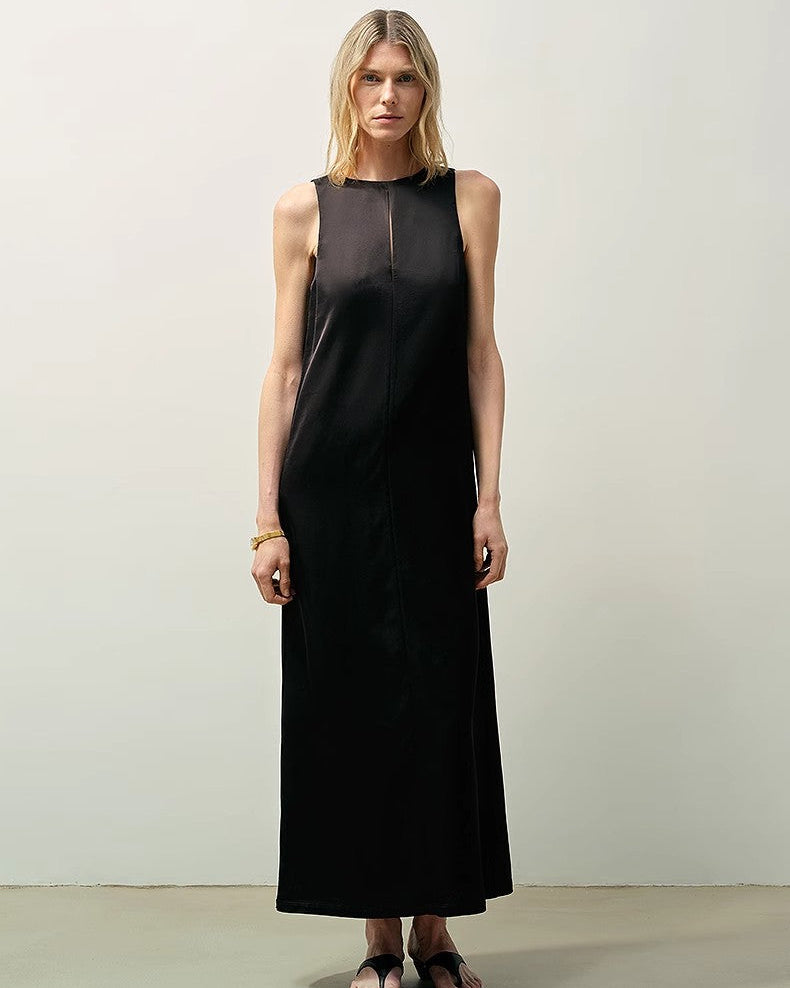 Fireladyfur Women's Acetate Wool A-Line Dress ‘Corridor Stride’