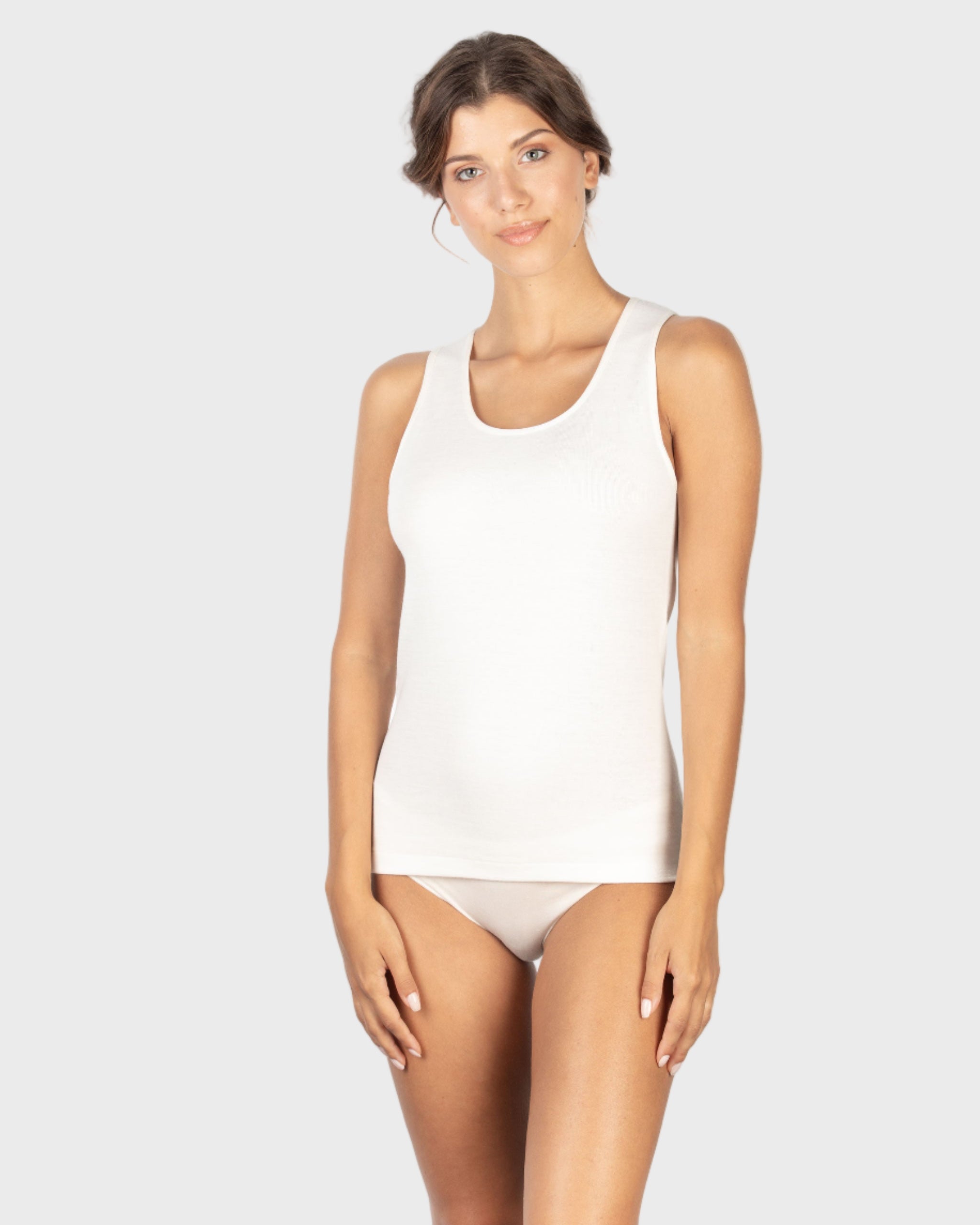 MaRe Premium Quality Cotton Wool Blend Women's Tank Top