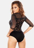 EGI Exclusive Collections Black Lace Bodysuit