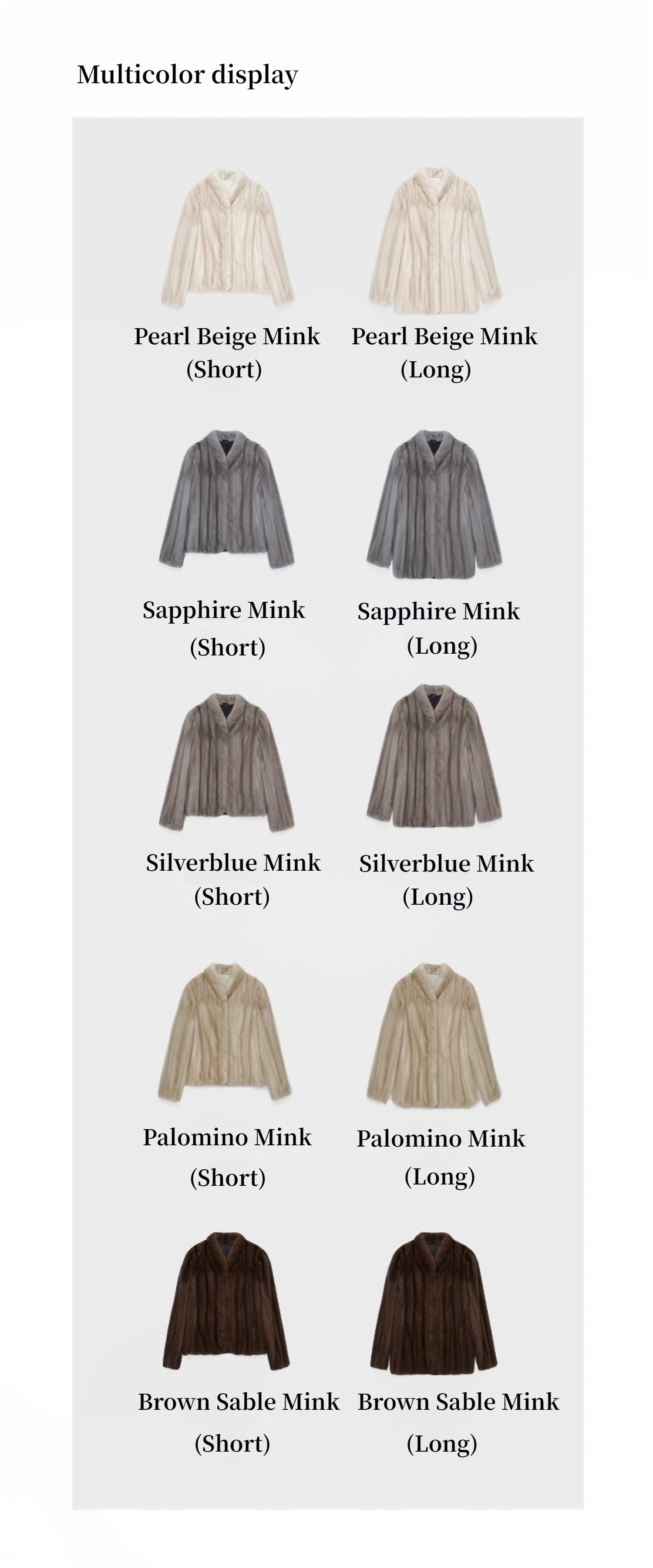 Behind The Vintage Mink Stand Collar Short Fur Coat