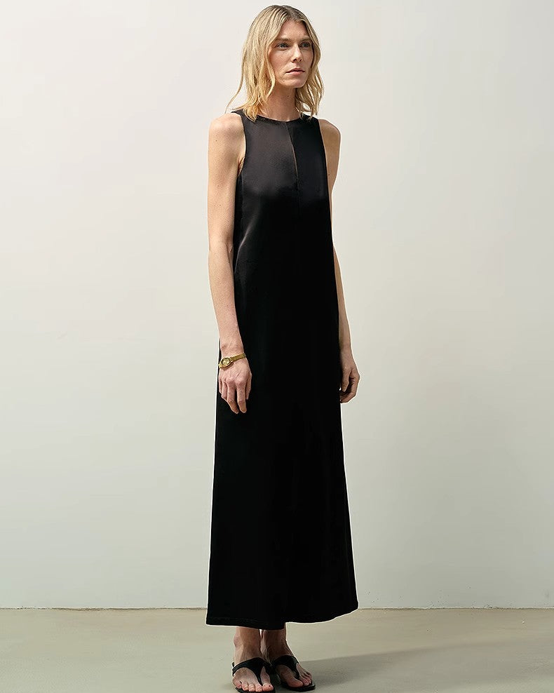 Fireladyfur Women's Acetate Wool A-Line Dress ‘Corridor Stride’