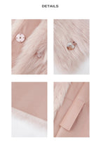 Fireladyfur Women's Pink Tuscan Sheepskin Coat 'Babylon Phantom Nights'
