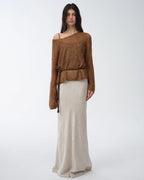 Mohair Sequin Knit Blend Hollow Oversized Sweater | Sparkling Spring