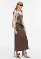 ‘Cool Girl Recipe’ Exclusive Ferment-Washed Distressed Tank Maxi Dress