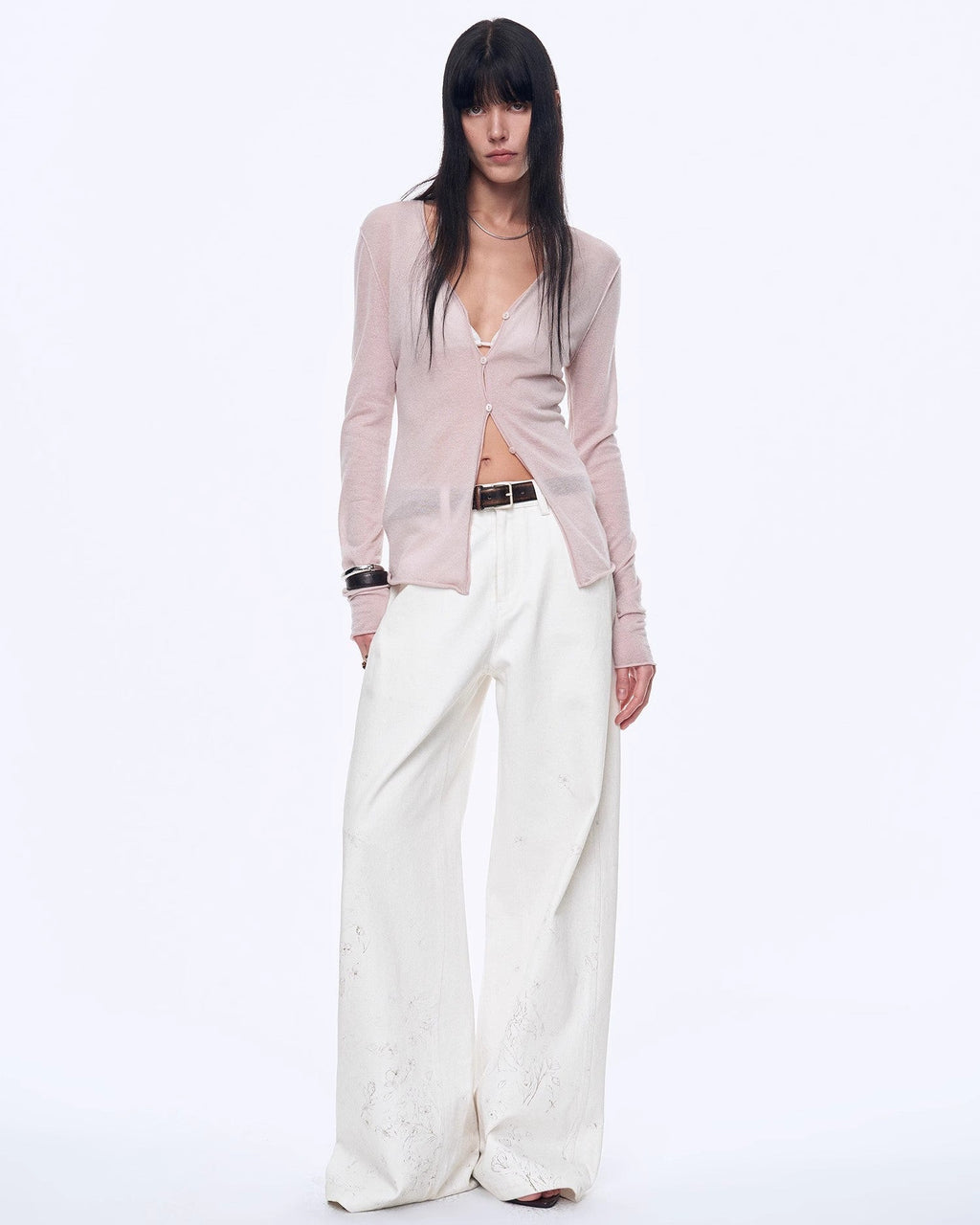 ‘Long Island Vacation’ Wool Blend Knitted Cardigan