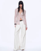 ‘Long Island Vacation’ Wool Blend Knitted Cardigan