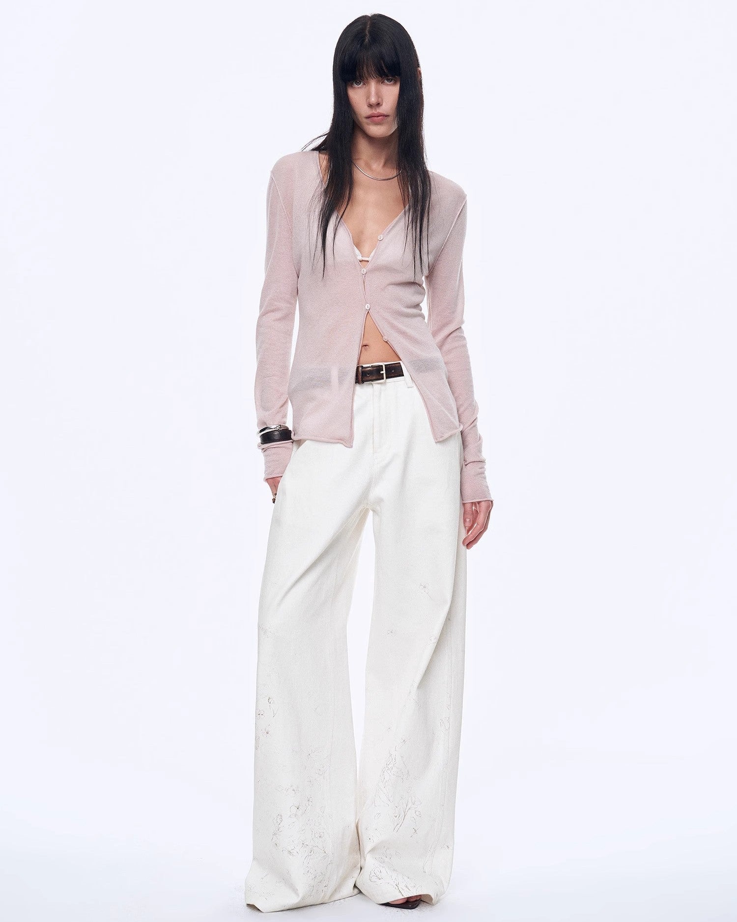 ‘Long Island Vacation’ Wool Blend Knitted Cardigan
