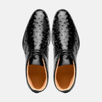Marco Ostrich Quill Chukka Boot | Black