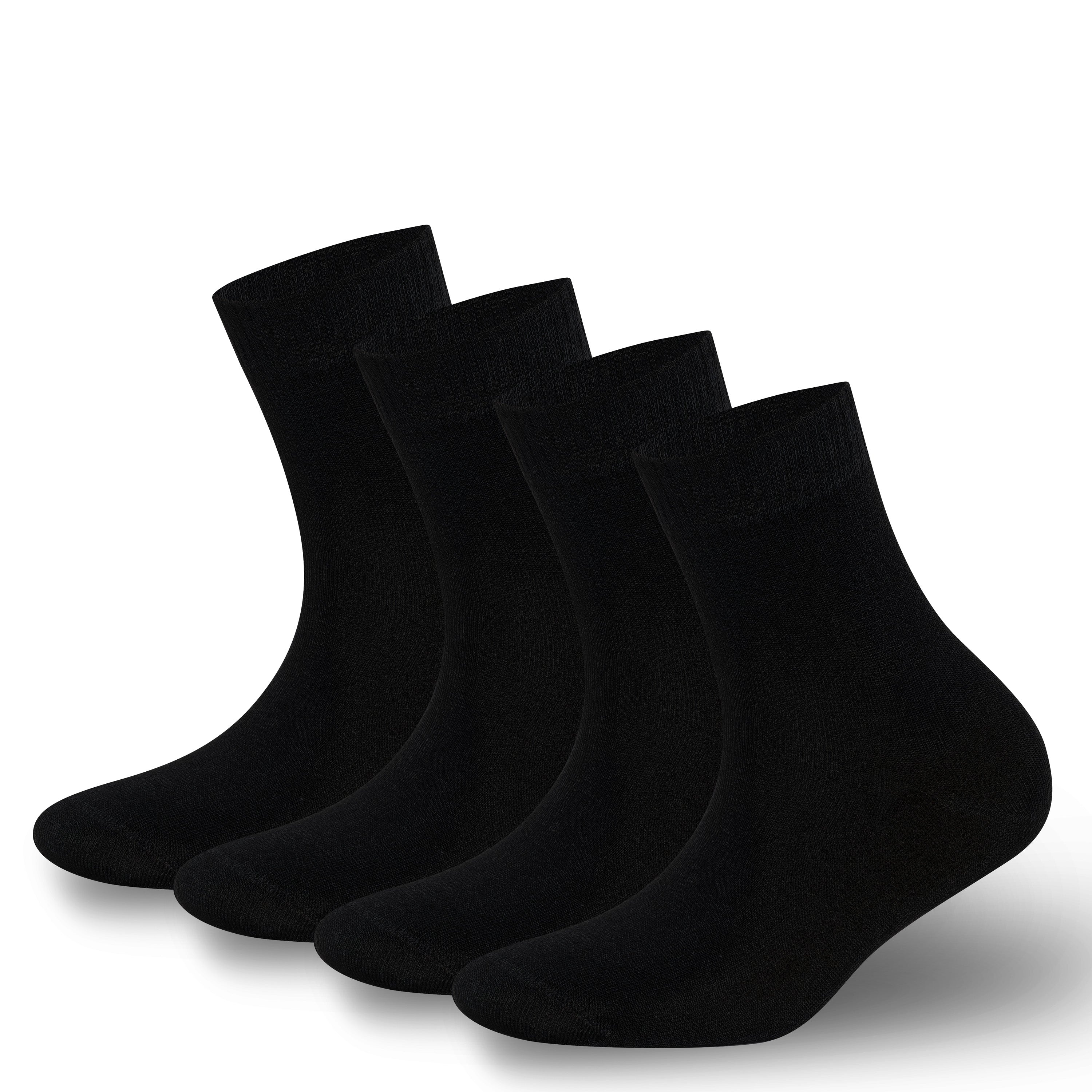 Bamboo Diabetic Ankle Socks 4-Pack