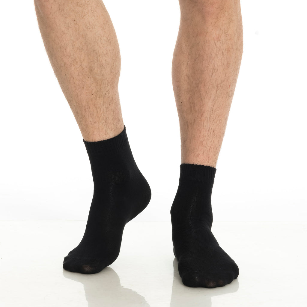 Bamboo Diabetic Ankle Socks 4-Pack