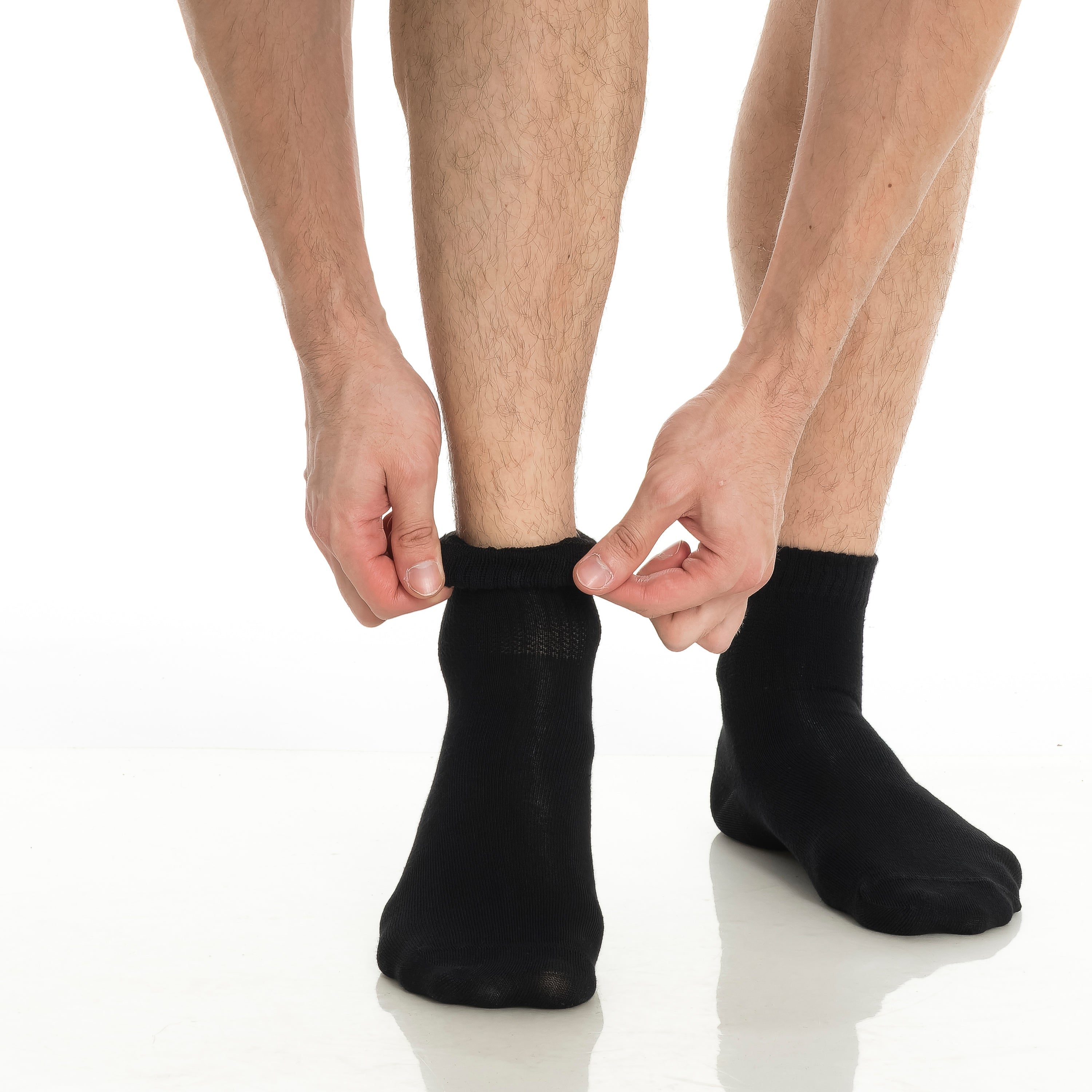 Bamboo Diabetic Ankle Socks 4-Pack