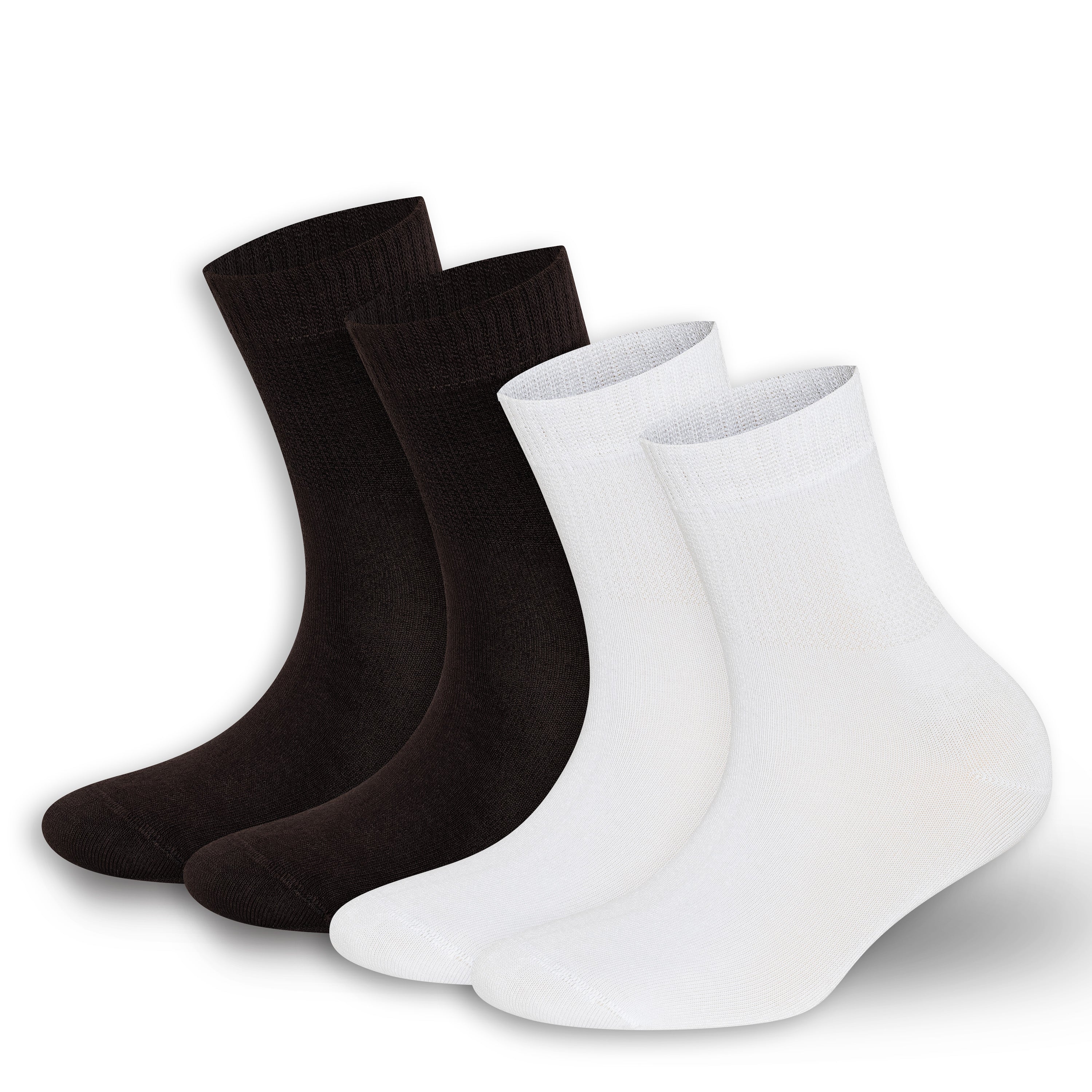 Bamboo Diabetic Ankle Socks 4-Pack