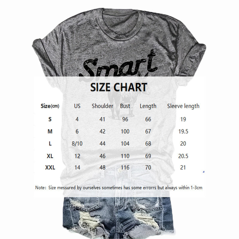 Women's Round Neck Short Sleeve T-Shirt
