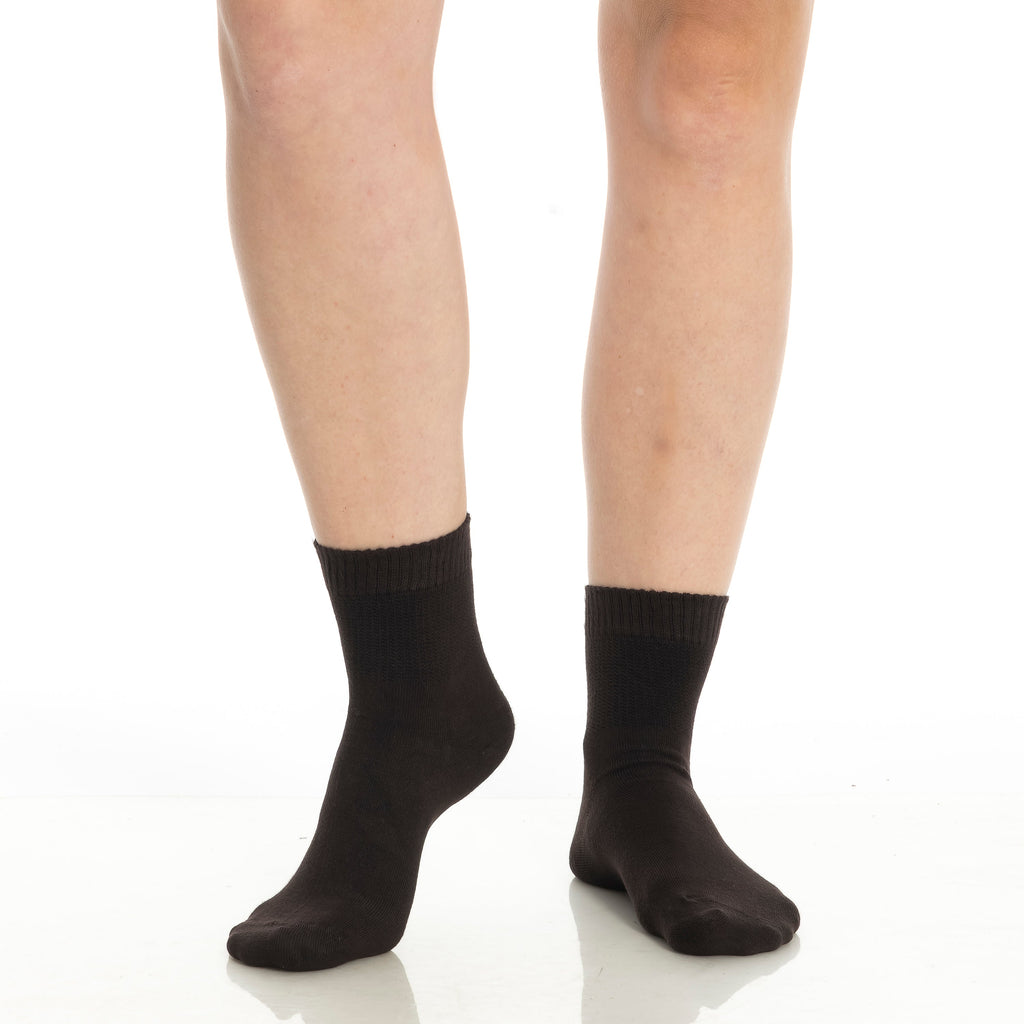 Bamboo Diabetic Ankle Socks 4-Pack