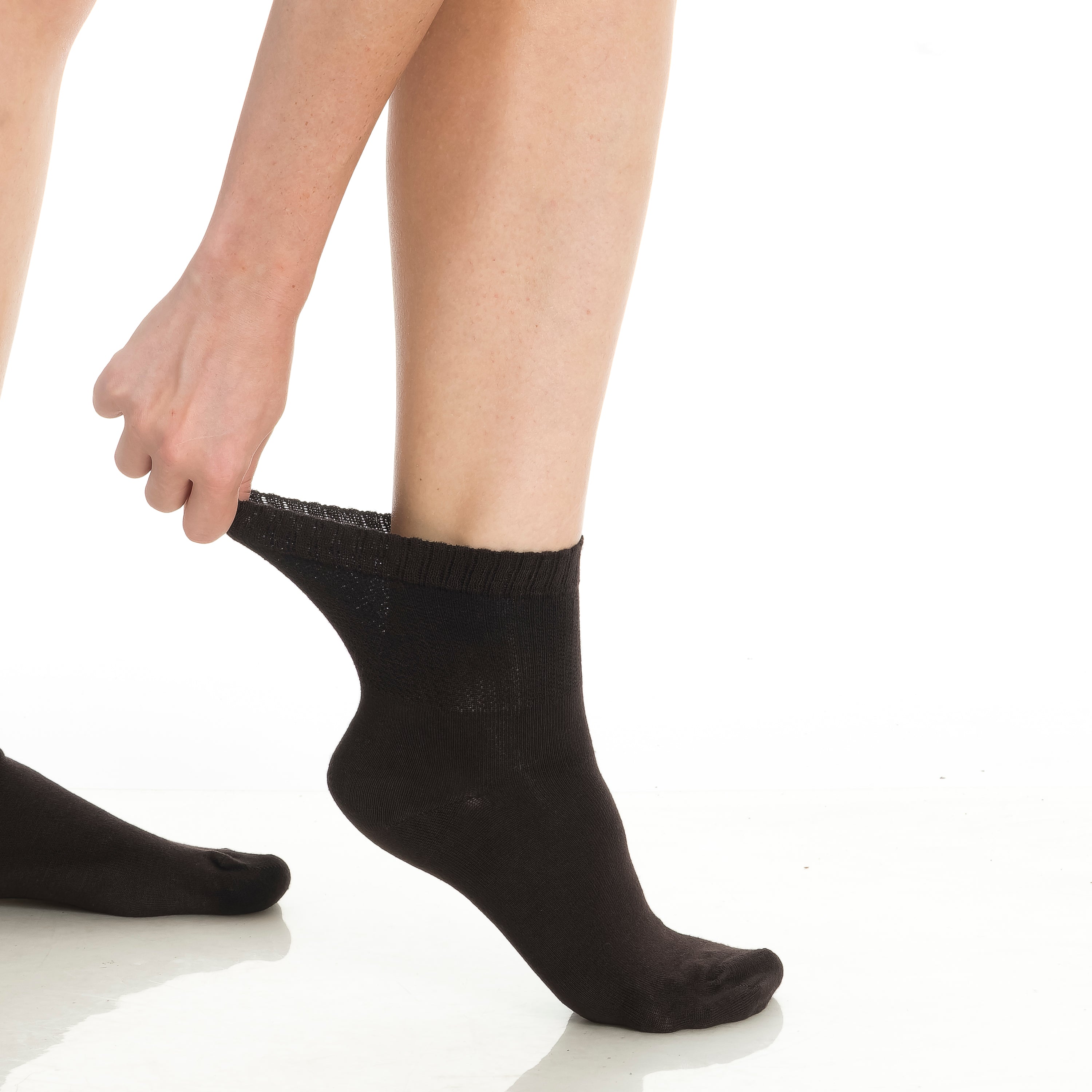 Bamboo Diabetic Ankle Socks 4-Pack