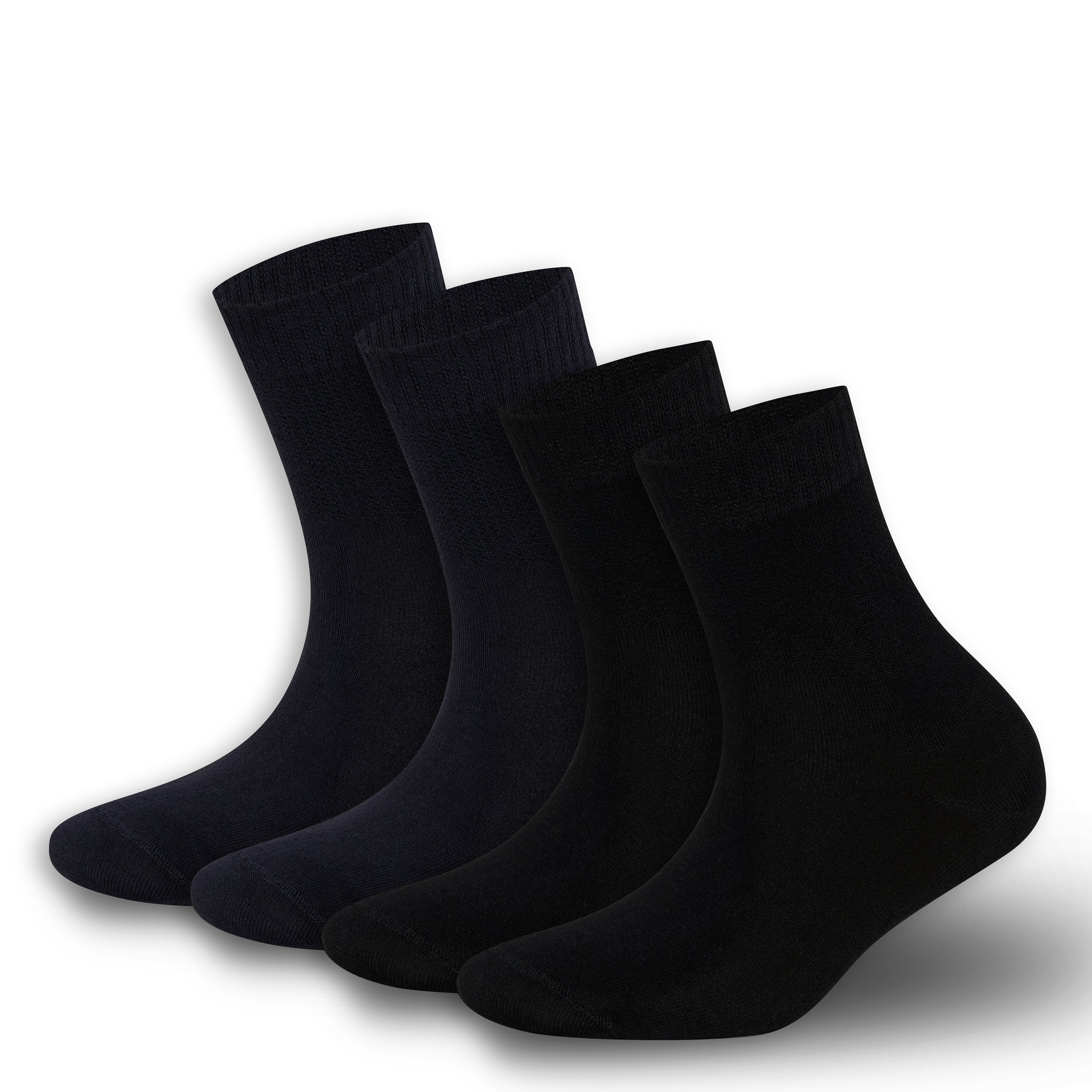 Bamboo Diabetic Ankle Socks 4-Pack