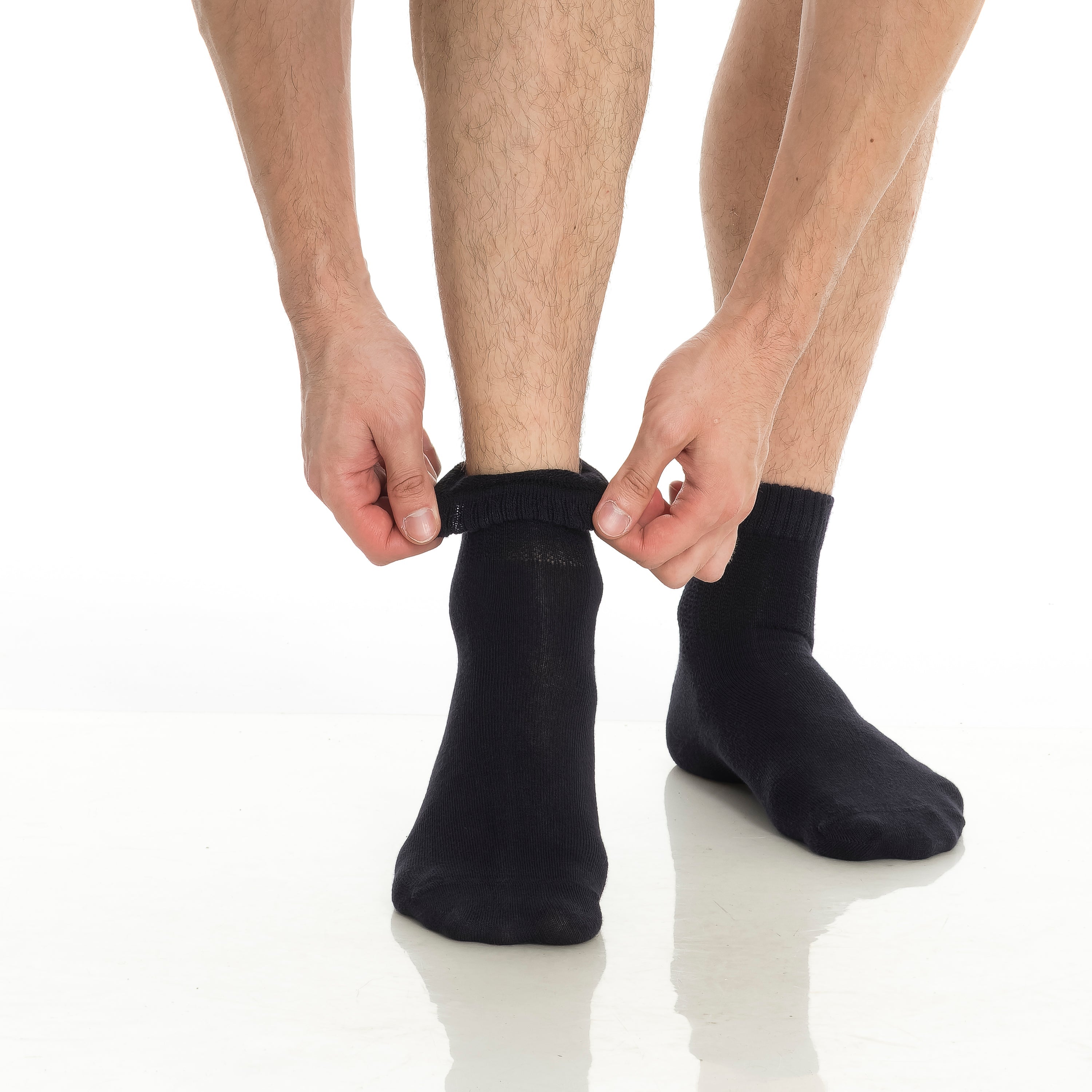 Bamboo Diabetic Ankle Socks 4-Pack