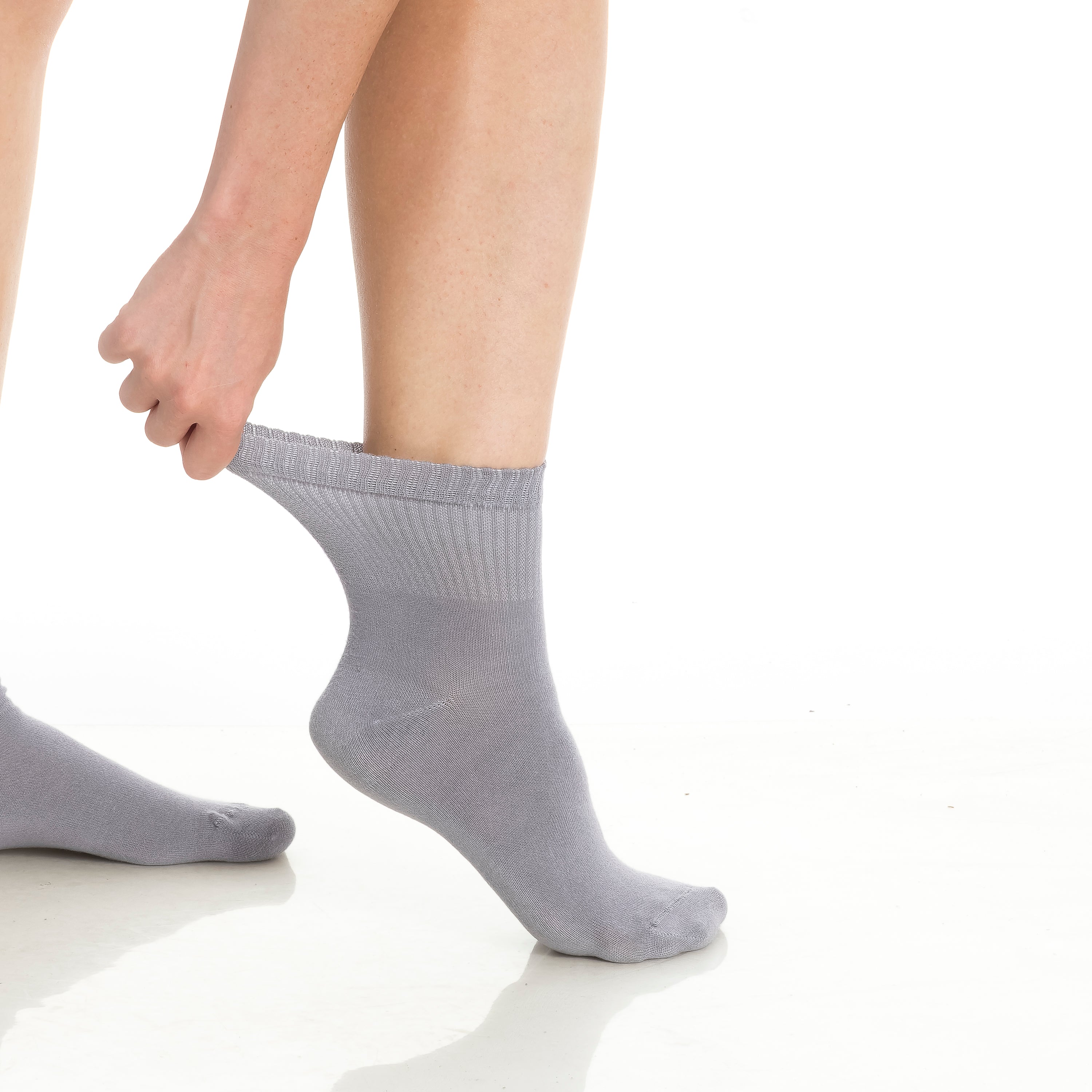 Bamboo Diabetic Ankle Socks 4-Pack