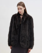'Long Nocturne' Fox Fur Retro Short Coat