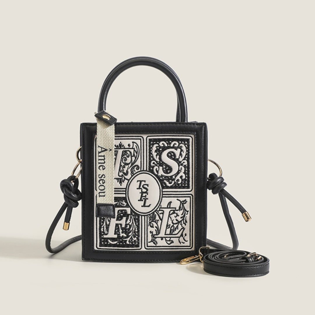 Embroidered Small Crossbody Bag