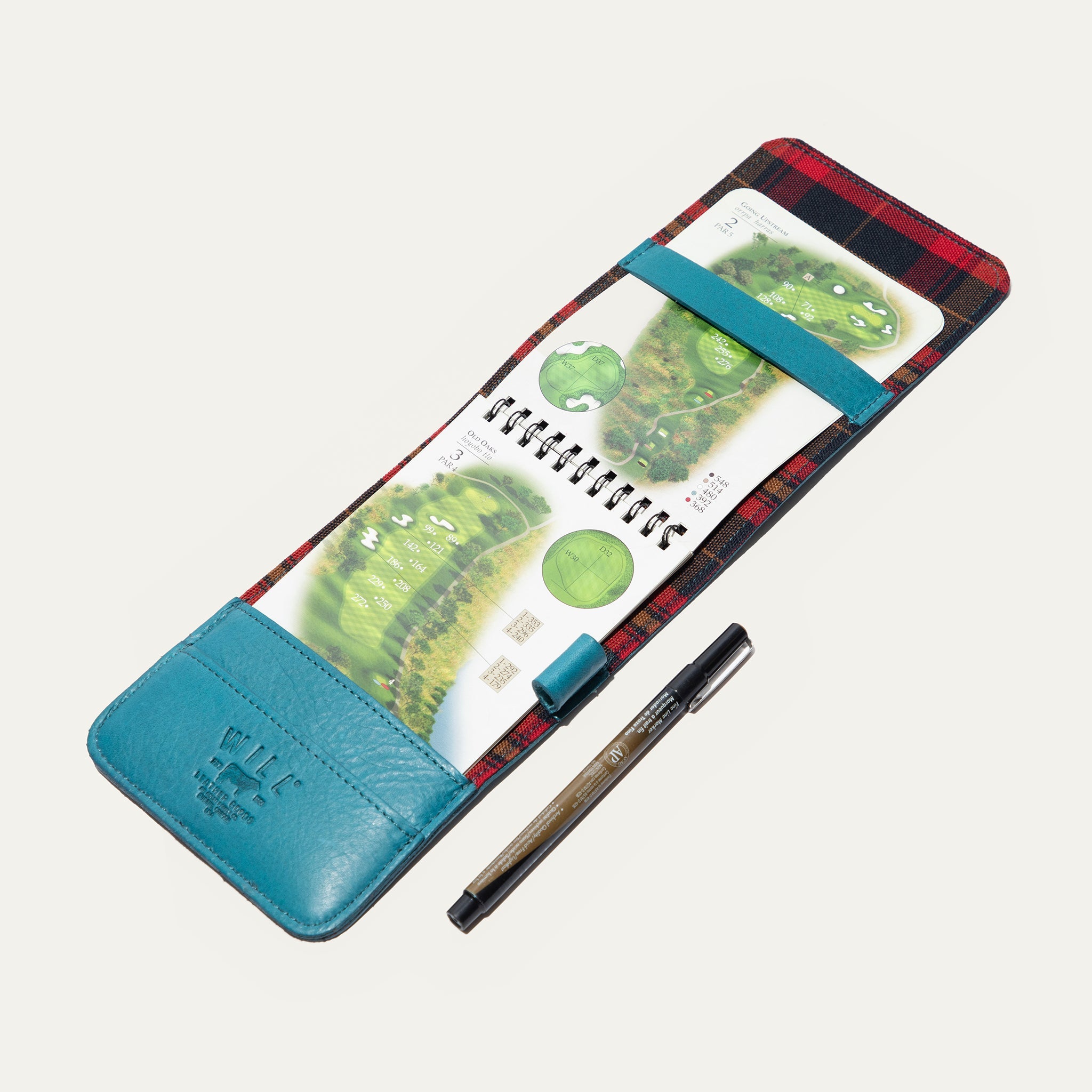 Leather Golf Yardage Book