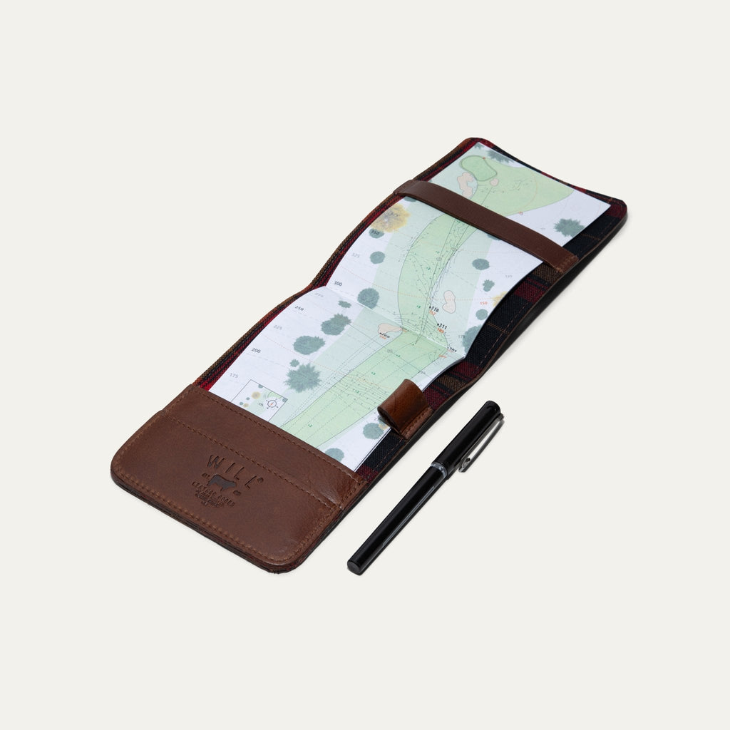 Leather Golf Yardage Book