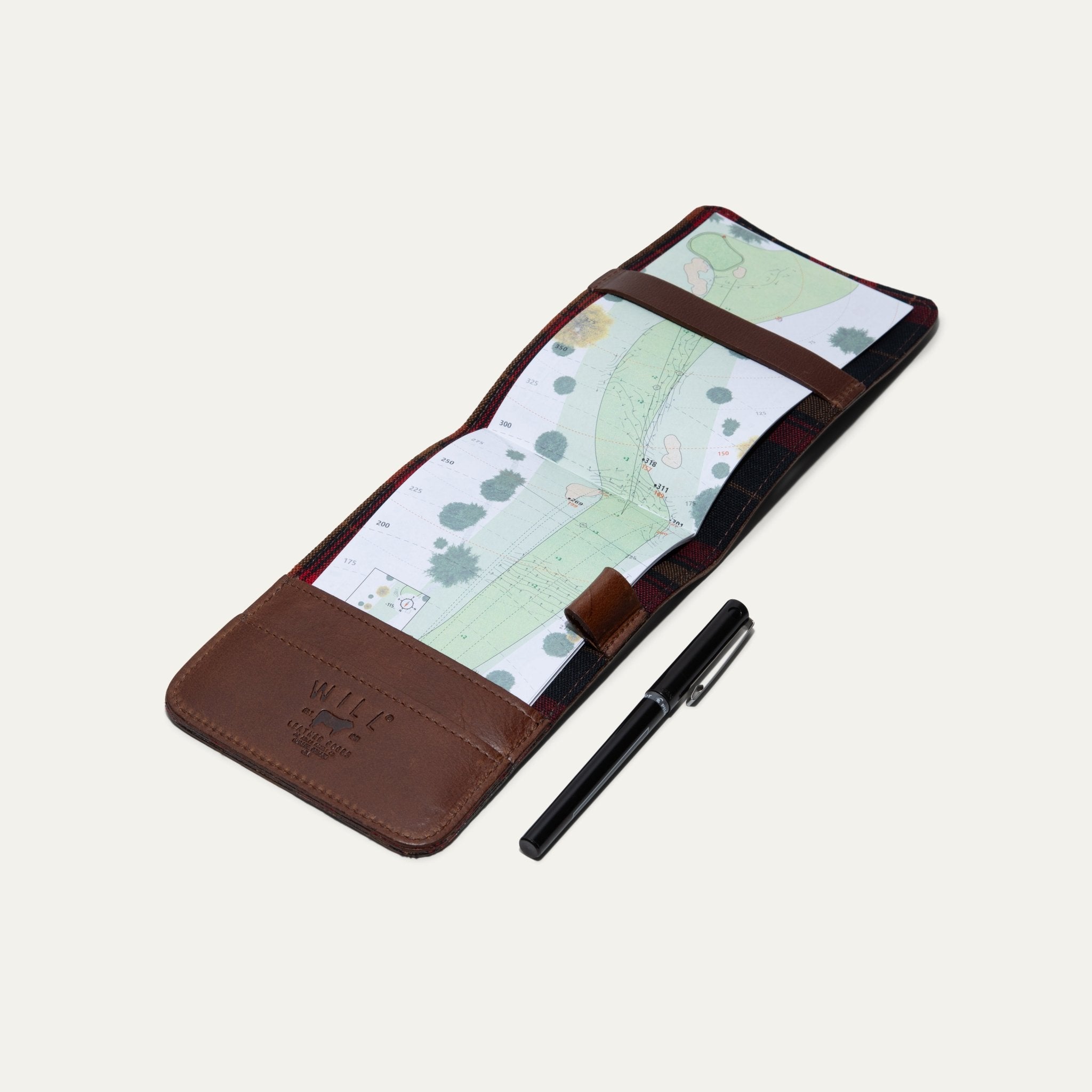 Leather Golf Yardage Book