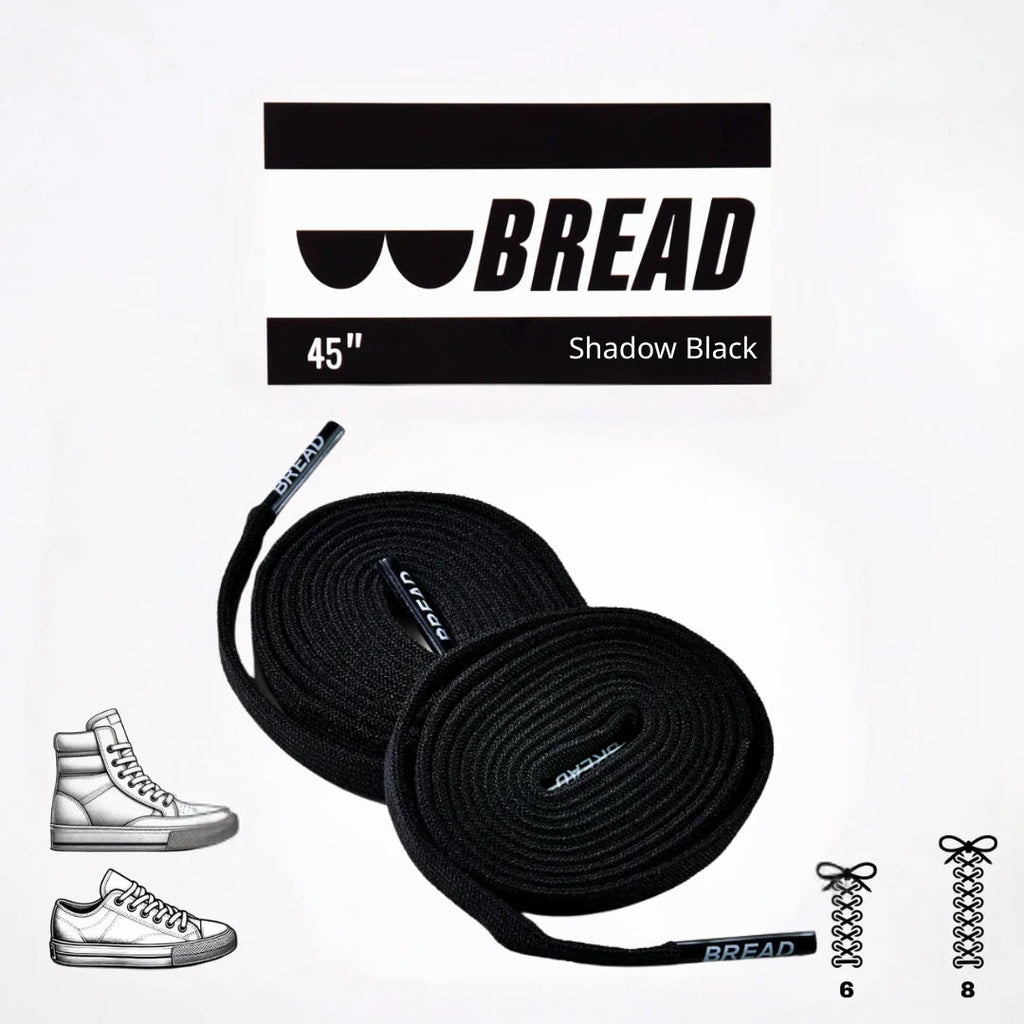 Shadow Black Shoelaces