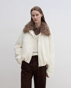 Fireladyfur Women's Parka with Tuscan Fur Collar & Removable Lining ‘Johnny’