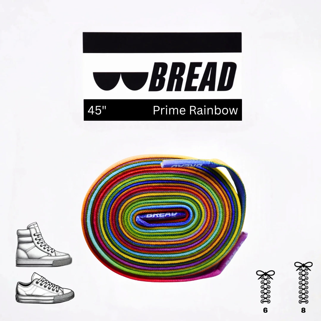 Prime Rainbow Shoelaces