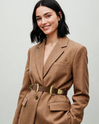 Double Buckle Western Waist Belt for Women