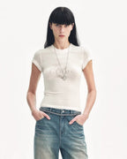 Tencel Acetate Slim Fit T-Shirt "Memory Navigation"