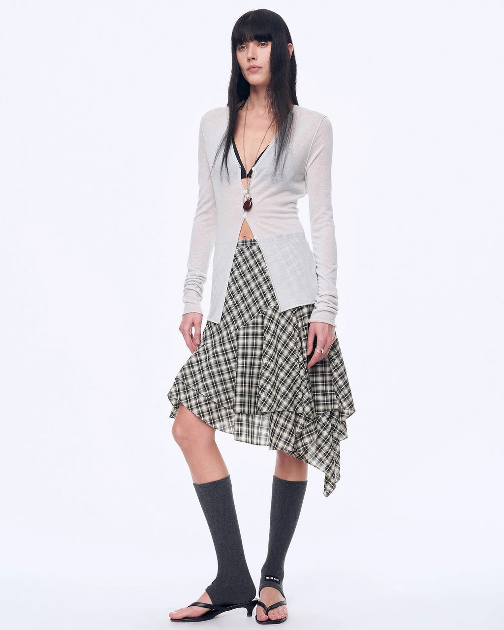 ‘Long Island Vacation’ Wool Blend Knitted Cardigan