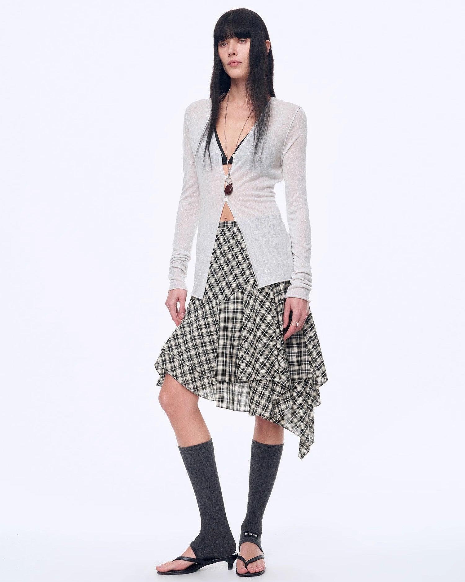 ‘Long Island Vacation’ Wool Blend Knitted Cardigan
