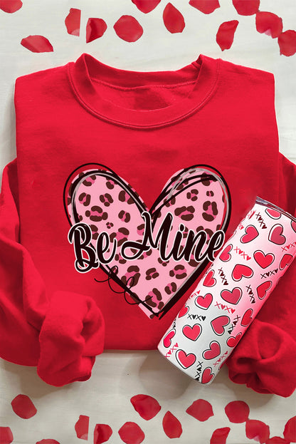 Be Mine Heart Valentine's Sweatshirt