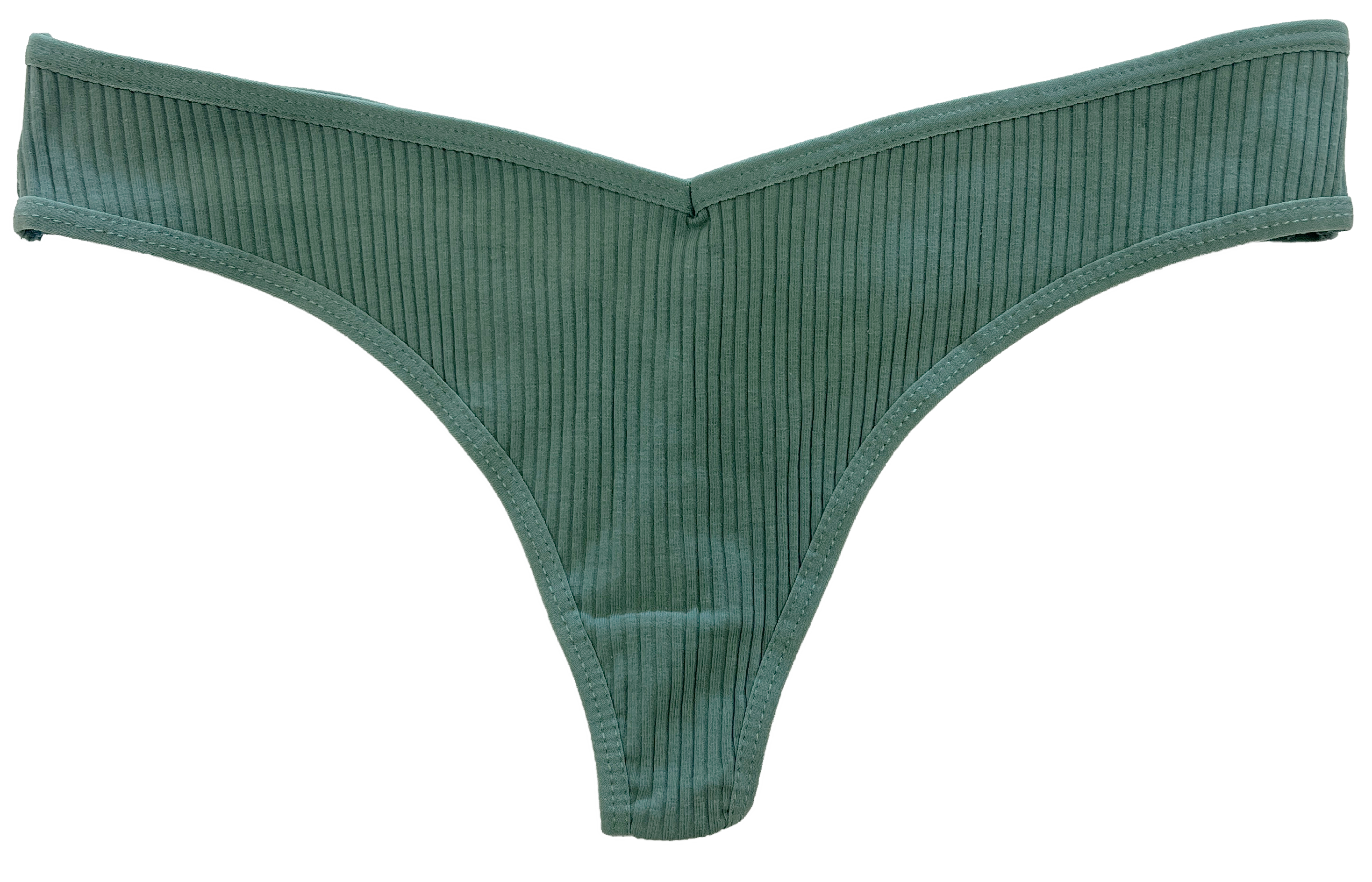 Cotton Rib Thong