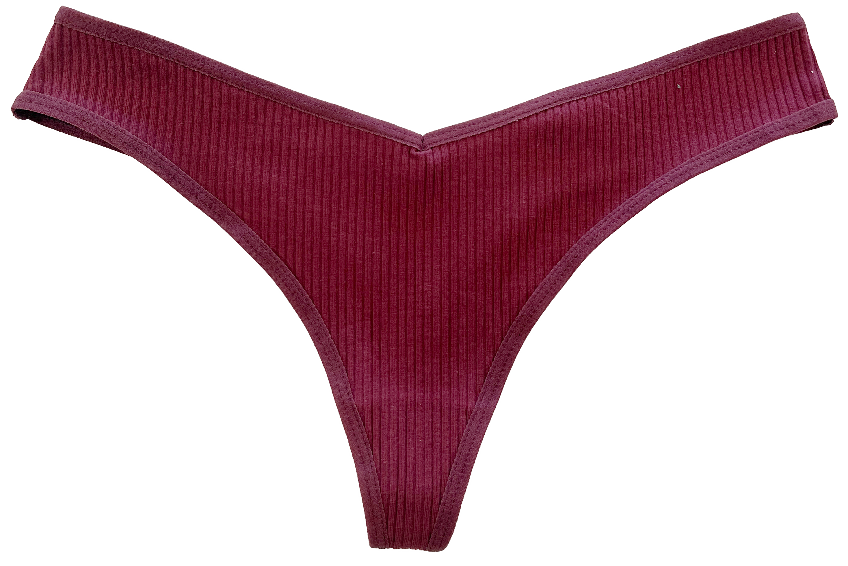 Cotton Rib Thong