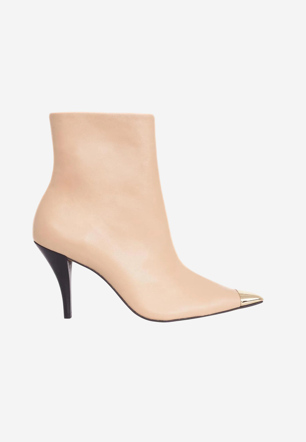 Inga Calf Leather Ankle Boots | 8.7 cm Heeled Pointed-Toe