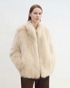 'Long Nocturne' Fox Fur Retro Short Coat