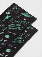 Dense Socks Conte Fantasy 913 'Moon' Pattern