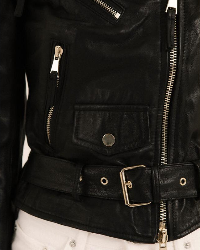 Belt Biker Jacket